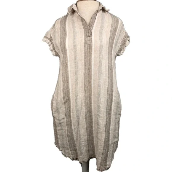 beachlunchlounge | Dresses | Beach Lunch Lounge Womens Linen Blend Lined  Dress Small Boho Casual Beach Wear | Poshmark